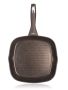 Patelnia grillowa GRANITE BROWN 28x28cm