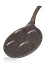 Patelnia na 4 racuchy 26cm Granite Dark Brown