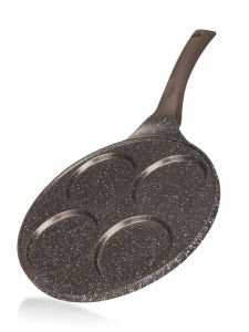 Patelnia na 4 racuchy 26cm Granite Dark Brown