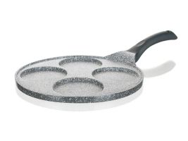 Patelnia na 4 racuchy GRANITE Grey 26cm