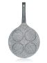 Patelnia na 4 racuchy GRANITE Grey 26cm