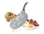Patelnia na 4 racuchy GRANITE Grey 26cm