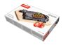 Patelnia żeliwna z drewnianą deską Grada 27x17 cm - w kształcie krowy