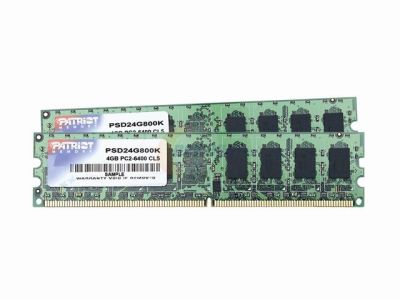 Patriot Memory 4GB DDR2 PC6400 DC Kit memory module 2 x 2 GB 800 MHz