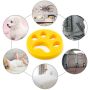 Paw for cleaning clothes from animal hair - Yellow