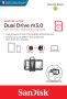 Pendrive SanDisk SDDD3-256G-G46 (256GB; microUSB, USB 3.0; kolor szary)