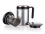 PHASE stainless steel thermal mug 480 ml, silver