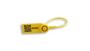 Plastic clamp seal with a unique code - yellow