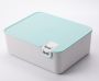 Plastic underwear organizer 10 compartments - blue
