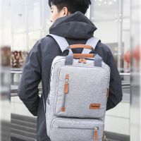 Plecak szkolny, studencki, na laptopa 15,6" - jasnoszary