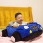 Plush seat for children - blue