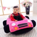 Plush seat for children - pink