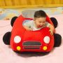 Plush seat for children - red