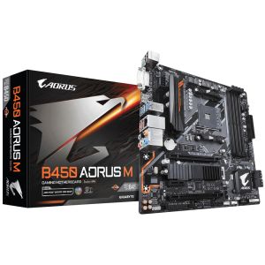 Płyta główna Gigabyte B450 AORUS M (AM4; 4x DDR4 DIMM; Micro ATX; Quad CrossFireX)