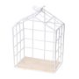 Półka dekoracyjna w kształcie domku styl LOFT 15,5x10cm – biała
