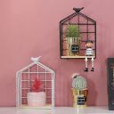 Półka dekoracyjna w kształcie domku styl LOFT 15,5x10cm – biała