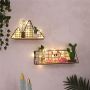Półka ścienna styl LOFT 29,5 cm- biała
