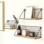 Półka ścienna styl LOFT 29,5 cm- biała