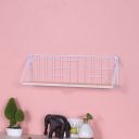 Półka ścienna, styl LOFT 45x12 cm- biała