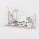 Półka ścienna z drążkiem, styl LOFT 29,5 cm- biała