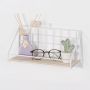 Półka ścienna z drążkiem, styl LOFT 29,5 cm- biała
