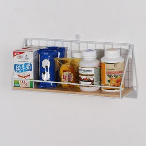 Półka ścienna z drążkiem, styl LOFT 34 cm- biała