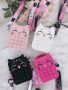 PopIt bag / sachet sensory toy - cat pink (type 2)