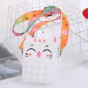 PopIt bag / sachet sensory toy - cat pink (type 2)