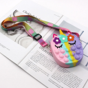 PopIt bag / sachet sensory toy - flowers / unicorn mixcolor (type 11)