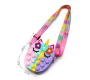 PopIt bag / sachet sensory toy - flowers / unicorn white (type 15)