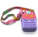 PopIt bag / sachet sensory toy - unicorn purple (type 12)