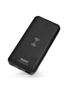 Port Designs 900119 power bank Lithium Polymer (LiPo) 18000 mAh Wireless charging Black