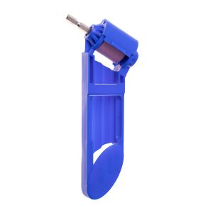 Portable drill sharpener - blue