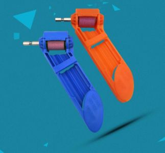 Portable drill sharpener - orange