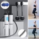 Profesjonalna skakanka Crossfit z elektronicznym licznikiem LCD - czarno biała