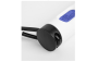 Professional skipping rope with electronic LCD counter - black and white