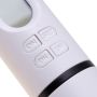 Professional skipping rope with electronic LCD counter - black and white