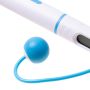 Professional skipping rope with electronic LCD counter - blue and white