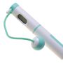 Professional skipping rope with electronic LCD counter - green and white