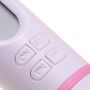 Professional skipping rope with electronic LCD counter - pink and white