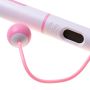 Professional skipping rope with electronic LCD counter - pink and white