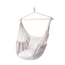 PROMIS HM100B Hammock, Brazilian armchair, wooden frame, 2 cushions, white