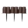 Prosperplast IPAL6-R222 Garden edging strip Plastic Brown