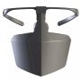 Protective face shield - face mask - black