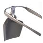 Protective face shield - face mask - black