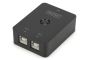 Przełącznik DIGITUS DA-70135-2 (2x USB 2.0; kolor czarny)