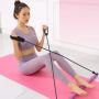 Pull-up bar with exercise bands - pink