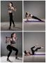 Pull-up bar with exercise bands - pink