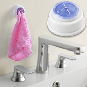 Push-in towel rail, blue