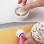 Push-in towel rail - orange